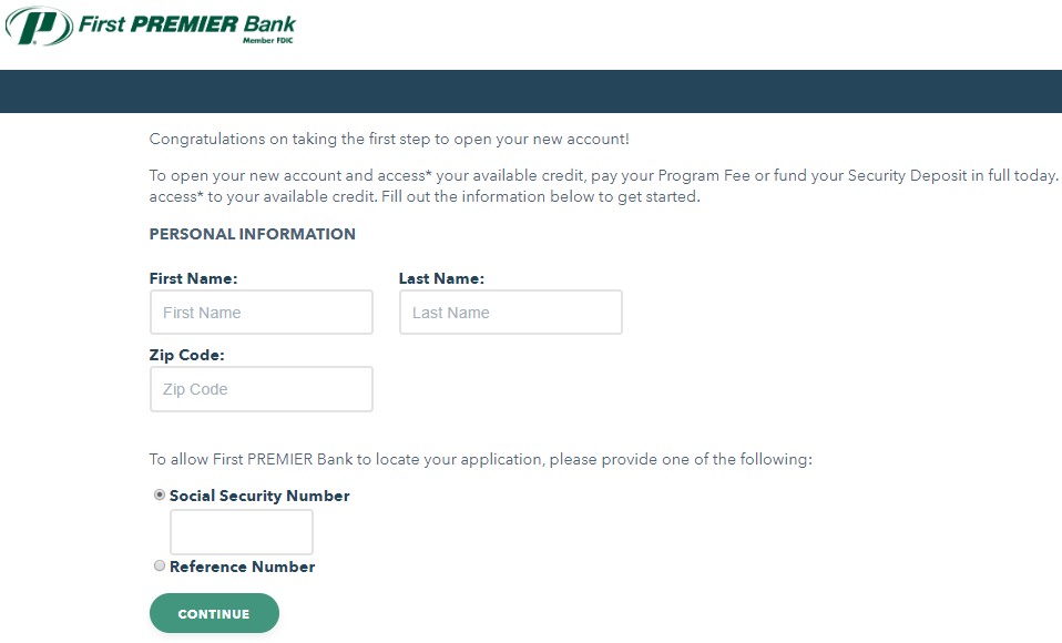 First PREMIER Bank Payment Application