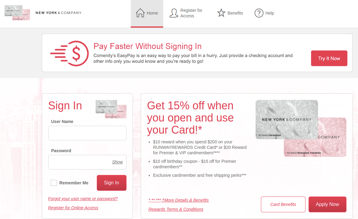 RUNWAYREWARDS Credit Card Logo