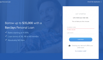 Barclays Personal Loan Apply