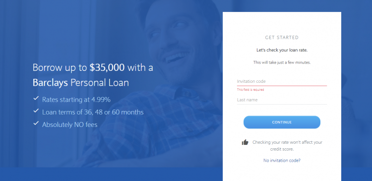 Barclays Personal Loan Apply