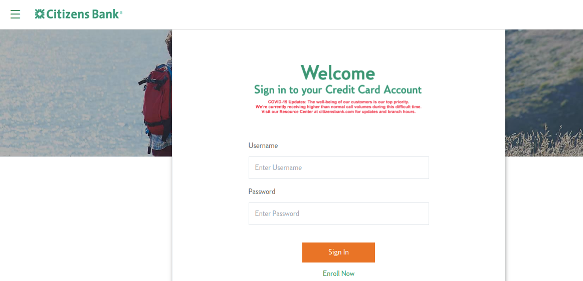 citizensbank credit card login