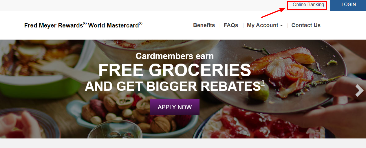 login to your Fred Meyer Rewards World MasterCard Account