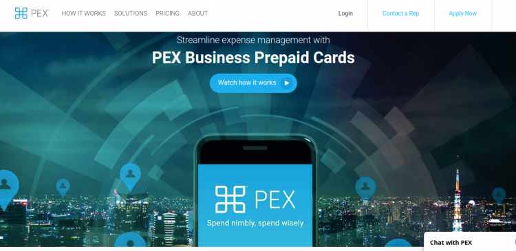 pex prepaid card logo