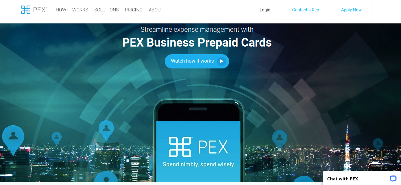 pex prepaid card logo