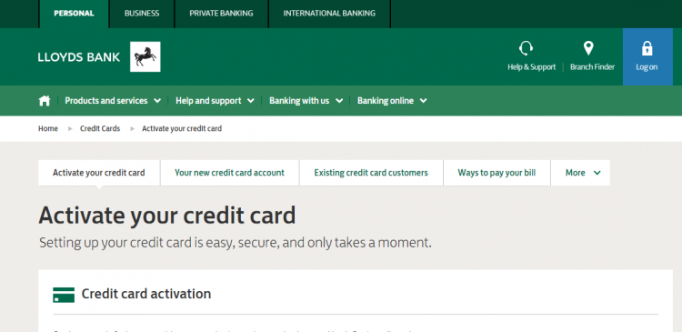 Lloyds Bank Credit Card login tips