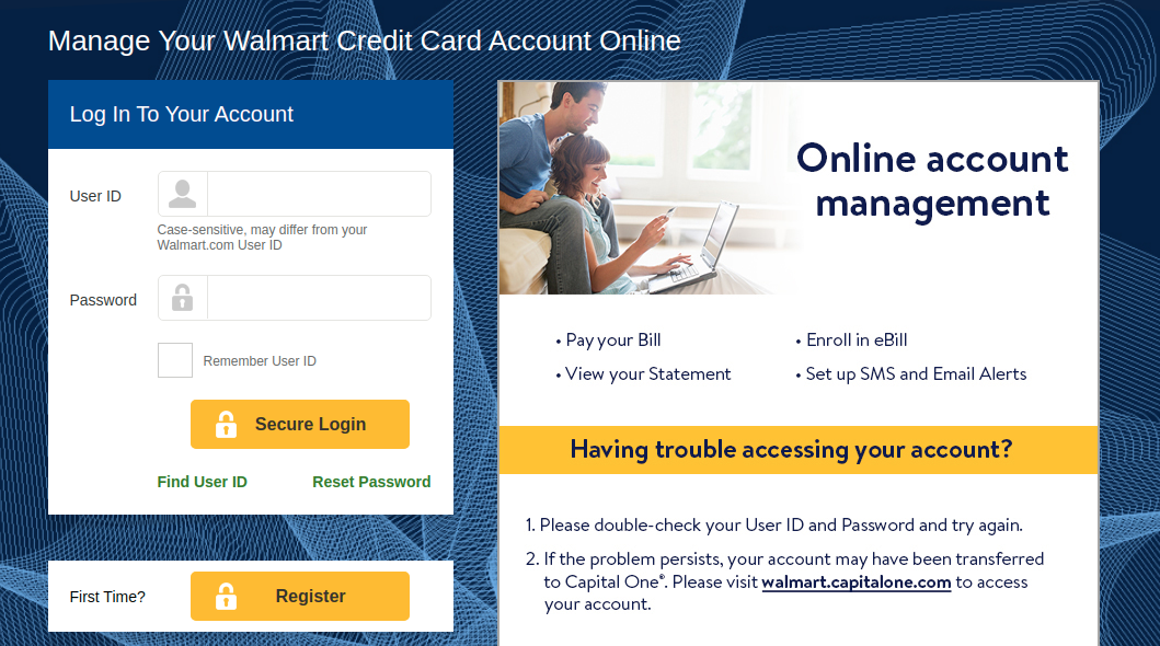 www.walmartstorecard.com - Access To Your Walmart Credit Card Account - My Credit Card