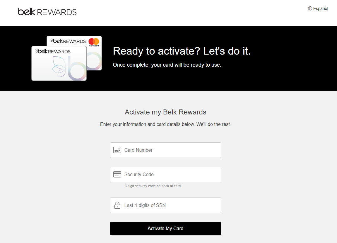 wwwbelkcredit/activate  quick belk credit card