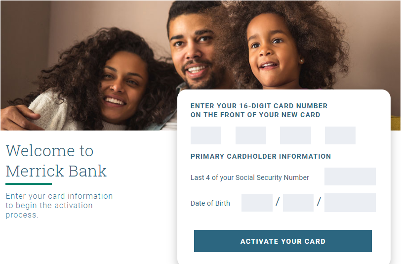 MerrickBank Card Activate