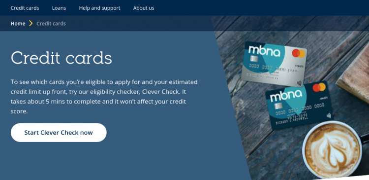 mbna credit card