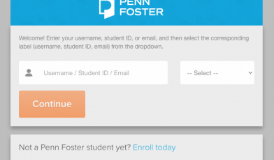 penn foster student login