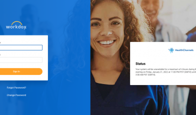 workday healthcare login