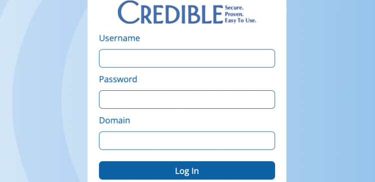 credible login