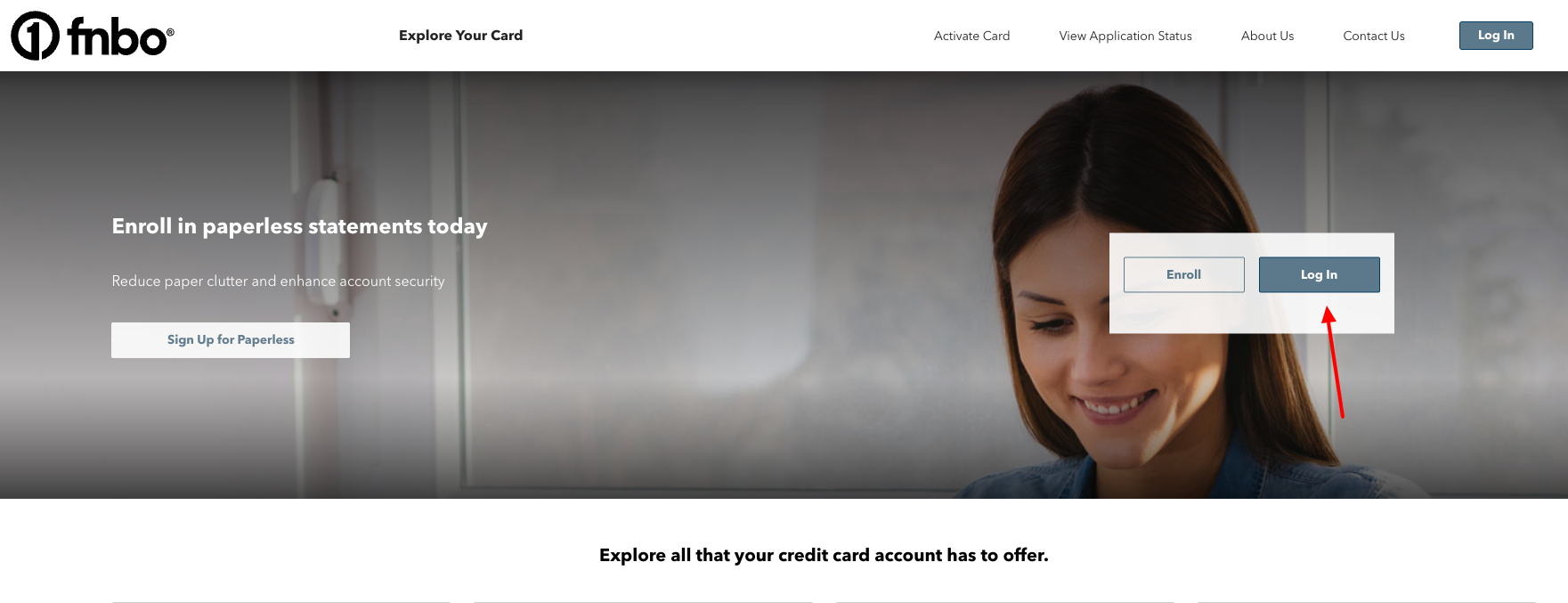 first bankcard login