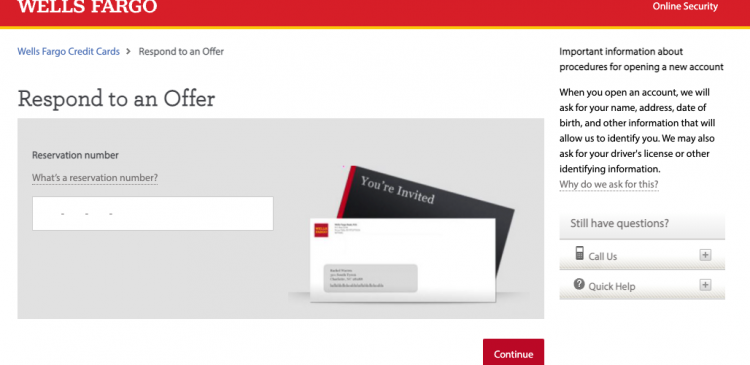 wells fargo credit card