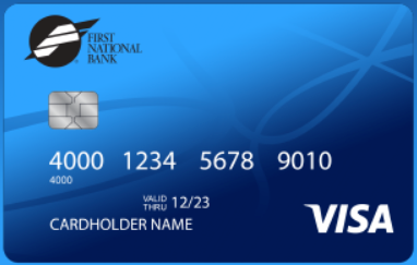 first national credit card application status