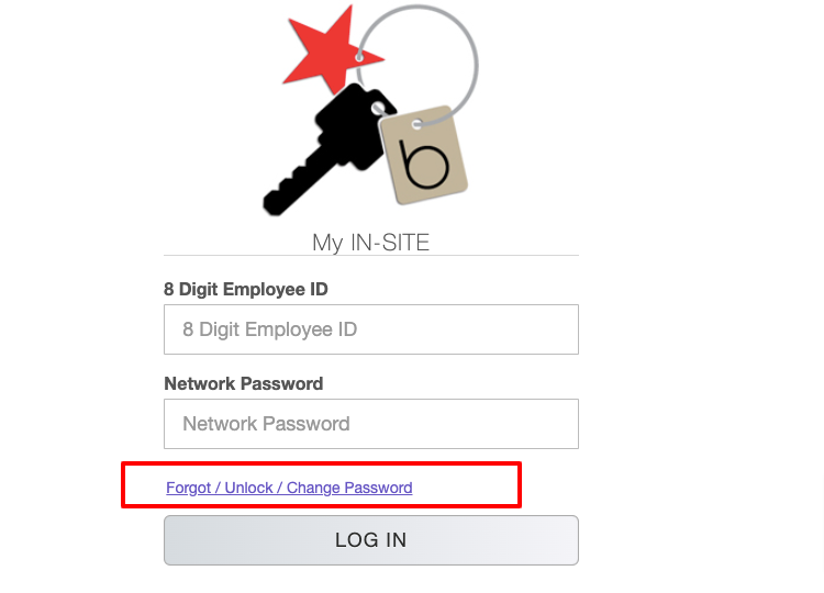 in site password