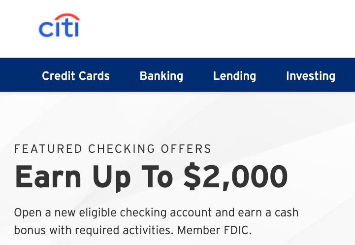 citi credit card activation page